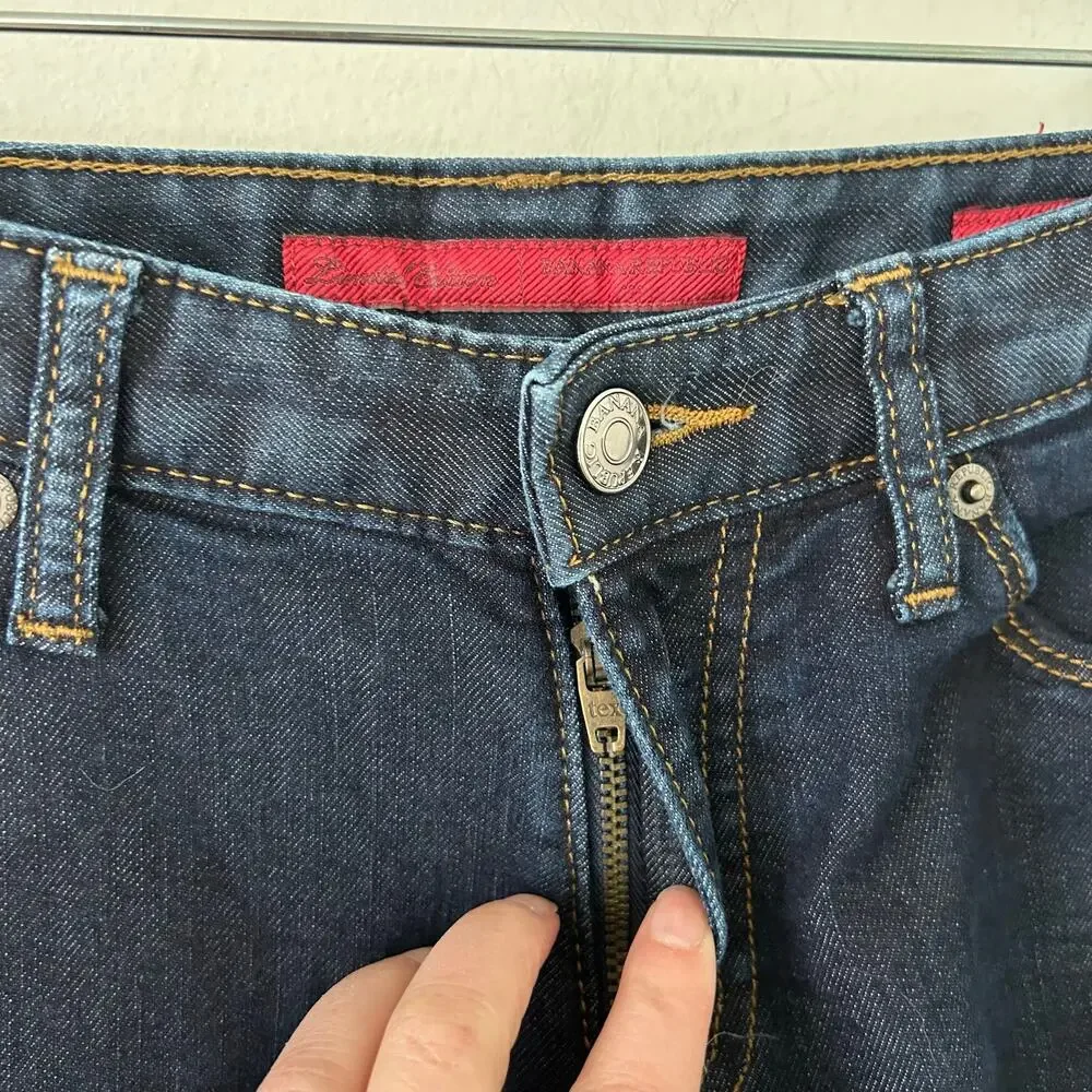 Banana Republic Women's Dark Wash Boot Cut Denim Jeans 28 6